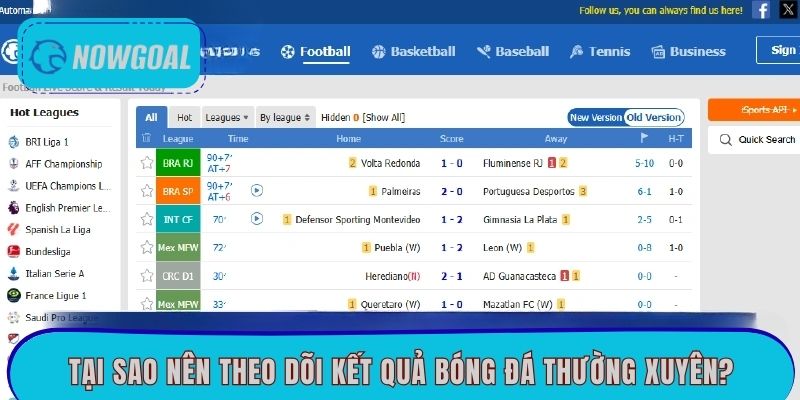 Tại sao nên theo dõi kết quả bóng đá thường xuyên?